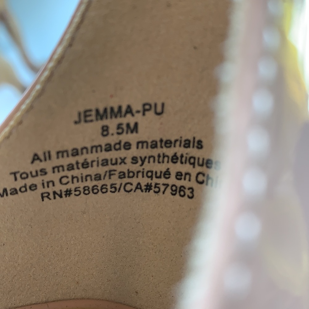 14th & Union blush pink Jenna strappy sandal - Picture 10 of 10